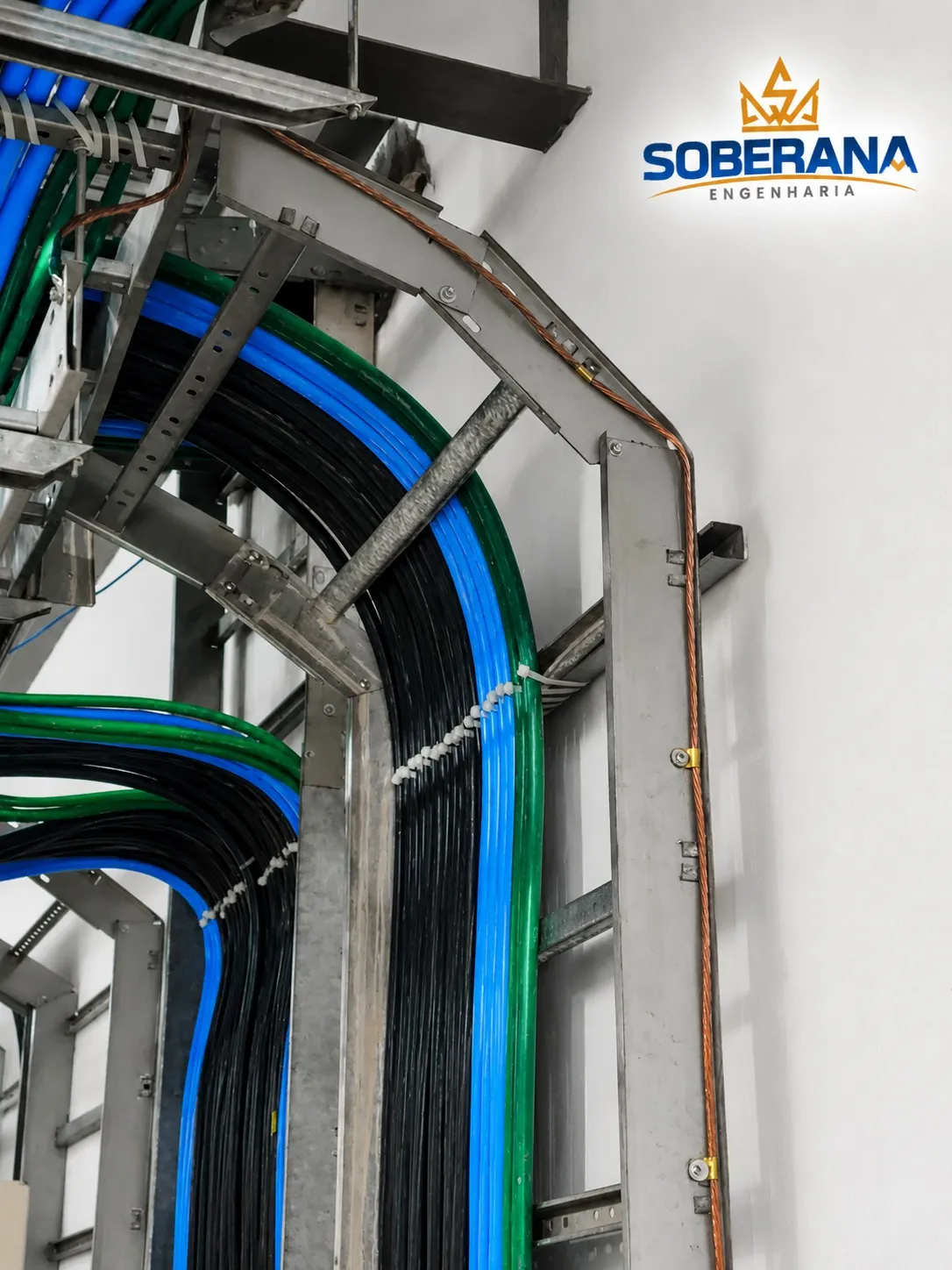 Montagem de infraestrutura elétrica